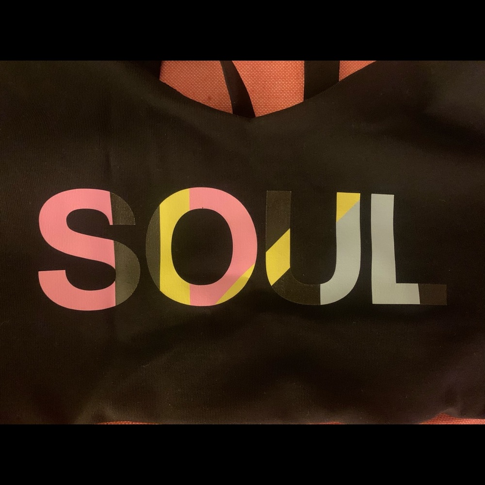 LuLuLemon Soul Cycle cross back sports bra